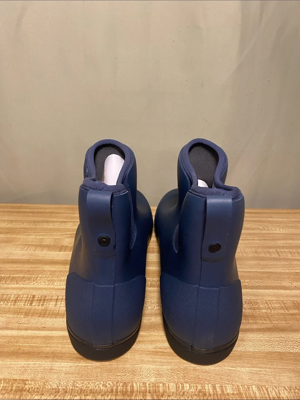 BOGS  Kicker Rain Chelsea Neo Rain Winter Boots  Navy Blue  Mens 14 NWOT